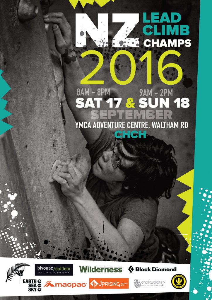 2016 National Lead Champs Christchurch Climbing New Zealand