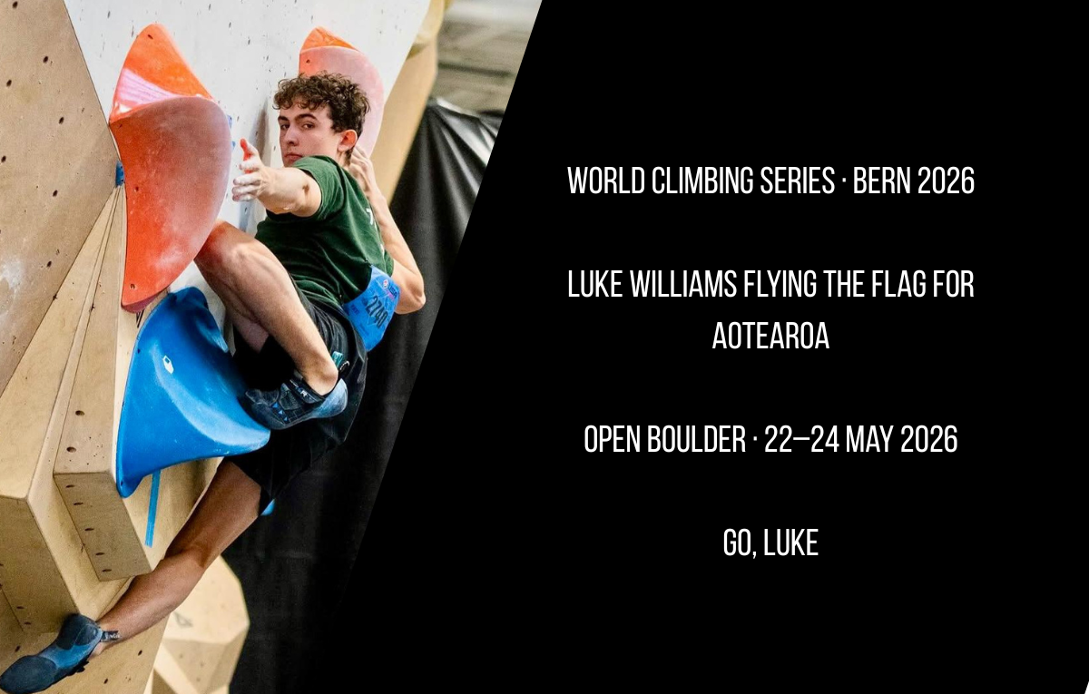 Luke Williams at the World Climbing Series Bern 2026